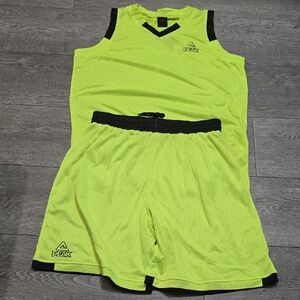 Neon Yellow Men's Athletic Shorts